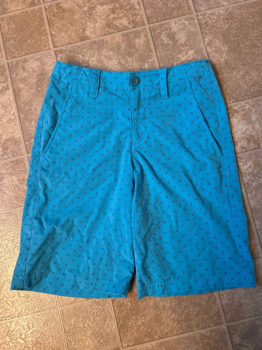 Boy’s Under Armour Blue Patterned Casual Shorts